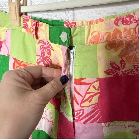 Lilly Pulitzer Colorful Patchwork Shorts - Picture 9 of 13